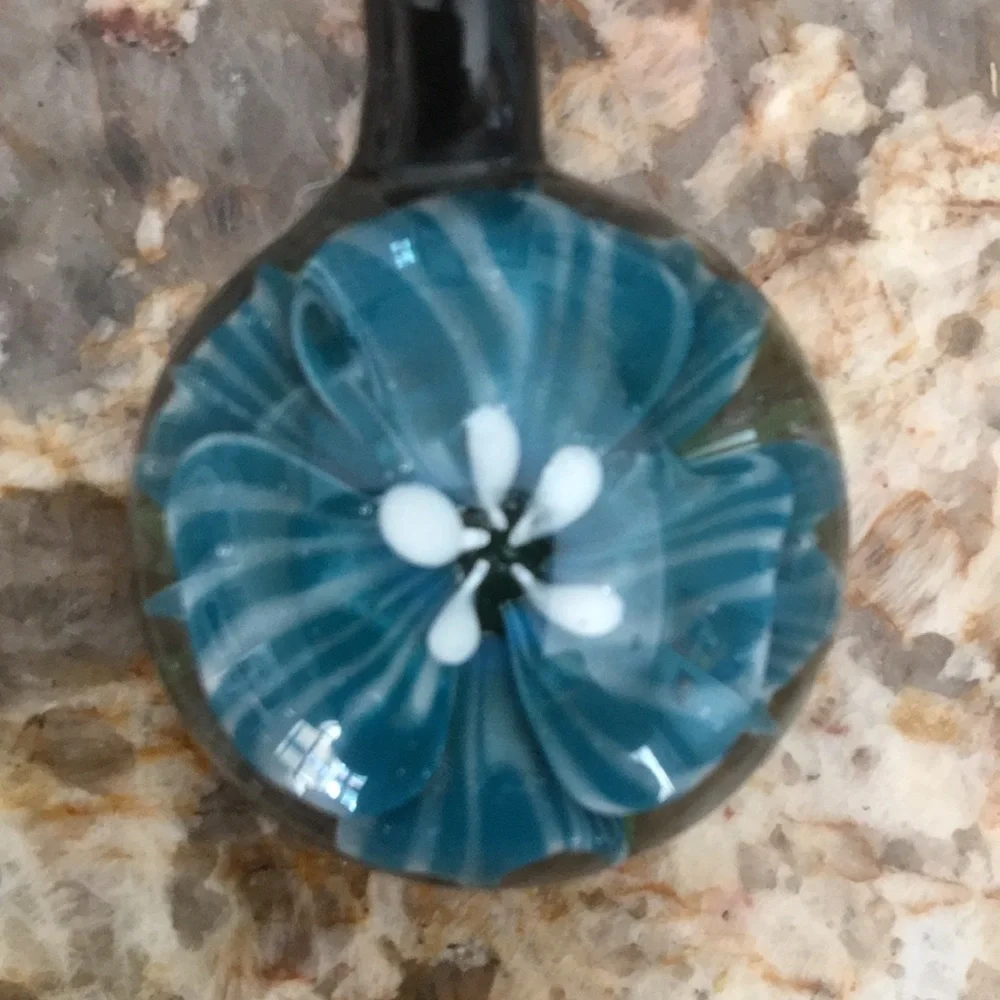 Hand-blown Glass Pendant
